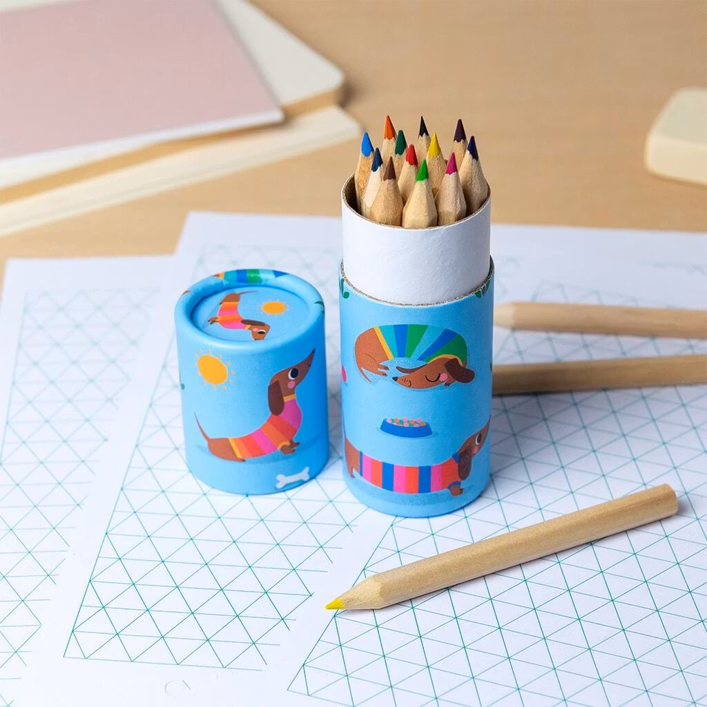 Små pennor i en tub - Taxar (12 pennor)