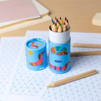 Små pennor i en tub - Taxar (12 pennor)