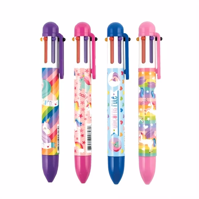 Olika färger i pennan - Enhörningar - Välj vilken du vill ha