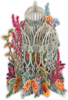 Magiskt, utvikbart gratulationskort - Blomsterburen (Fraktfritt)