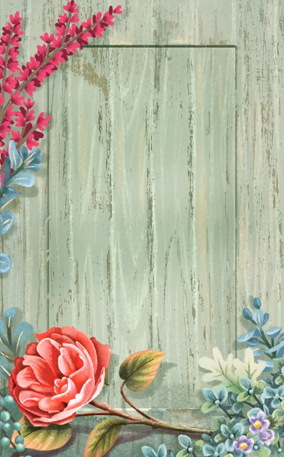 Magiskt, utvikbart gratulationskort - Blomsterburen (Fraktfritt)