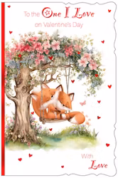 Alla hjärtansdag-kort med kuvert - The one I love (Fraktfritt)