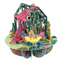 Magiskt gratulationskort - Växthuset (Fraktfritt)