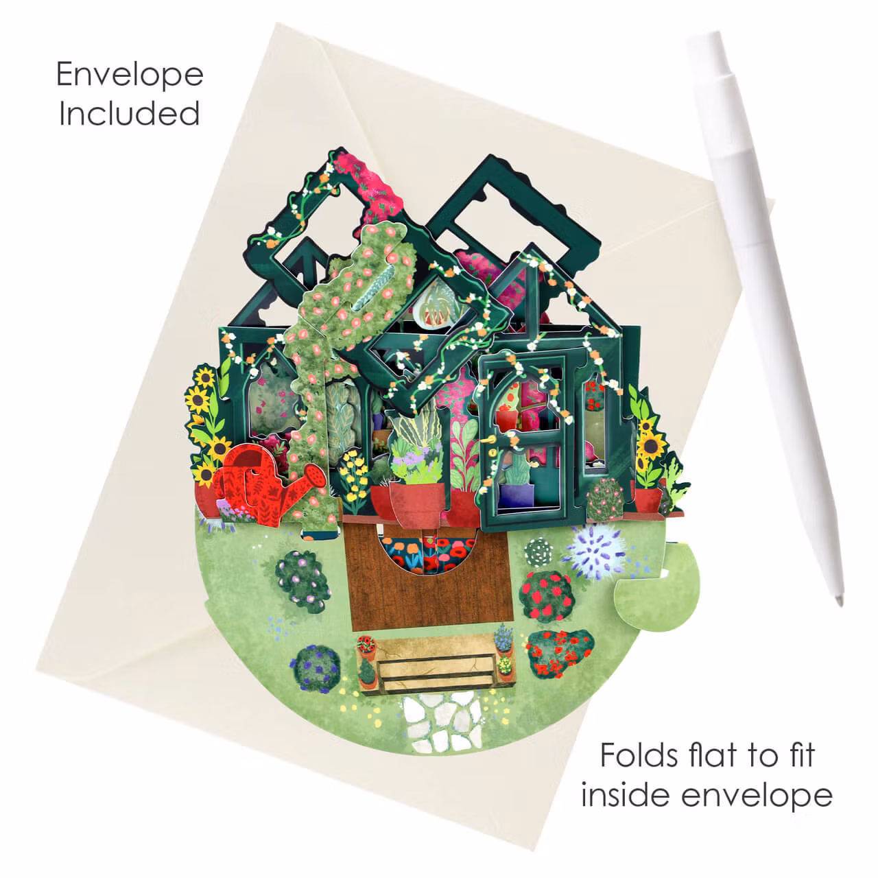 Magiskt gratulationskort - Växthuset (Fraktfritt)