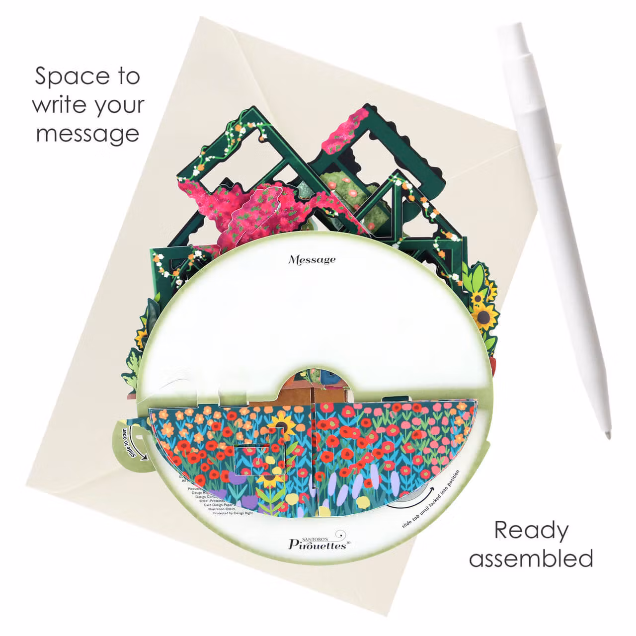 Magiskt gratulationskort - Växthuset (Fraktfritt)