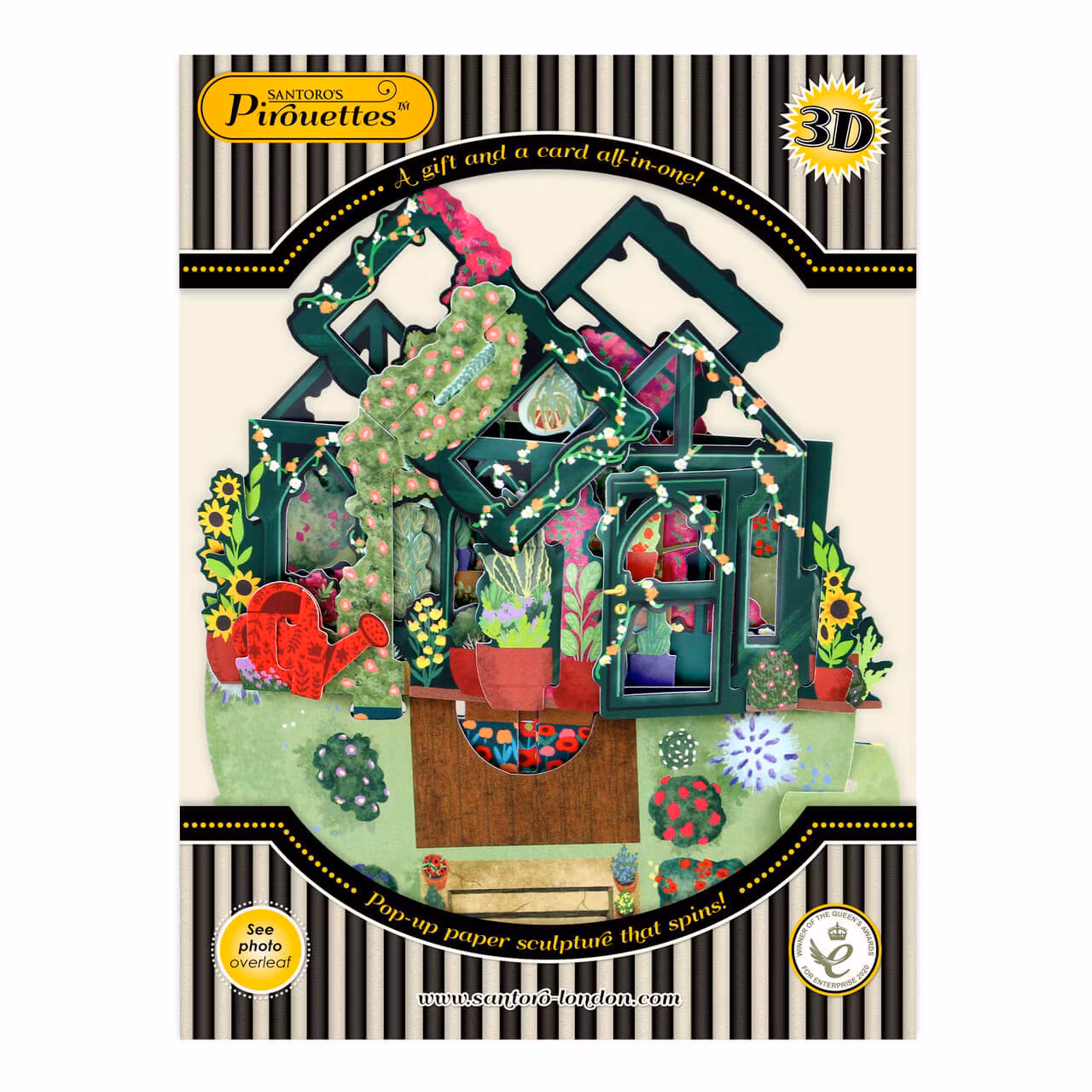 Magiskt gratulationskort - Växthuset (Fraktfritt)