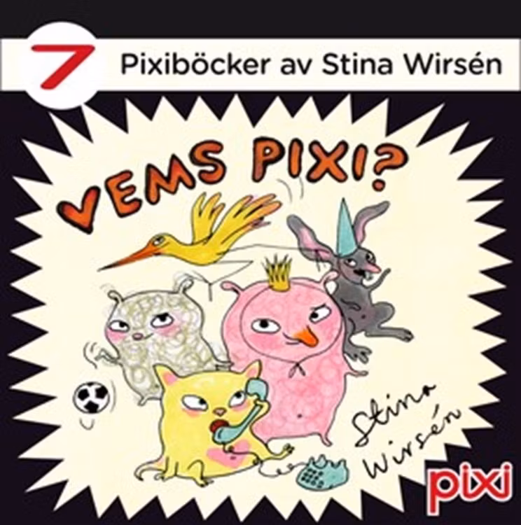 Pixiböcker - Vem? - Hela boxen
