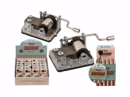 Vevbar speldosa - Happy Birthday