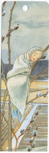 Vackert bokmärke - Sov du lilla videung (Fraktfritt)