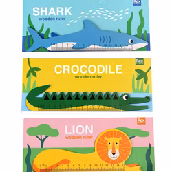 Linjal - Vilda djur (välj vilken du vill ha)