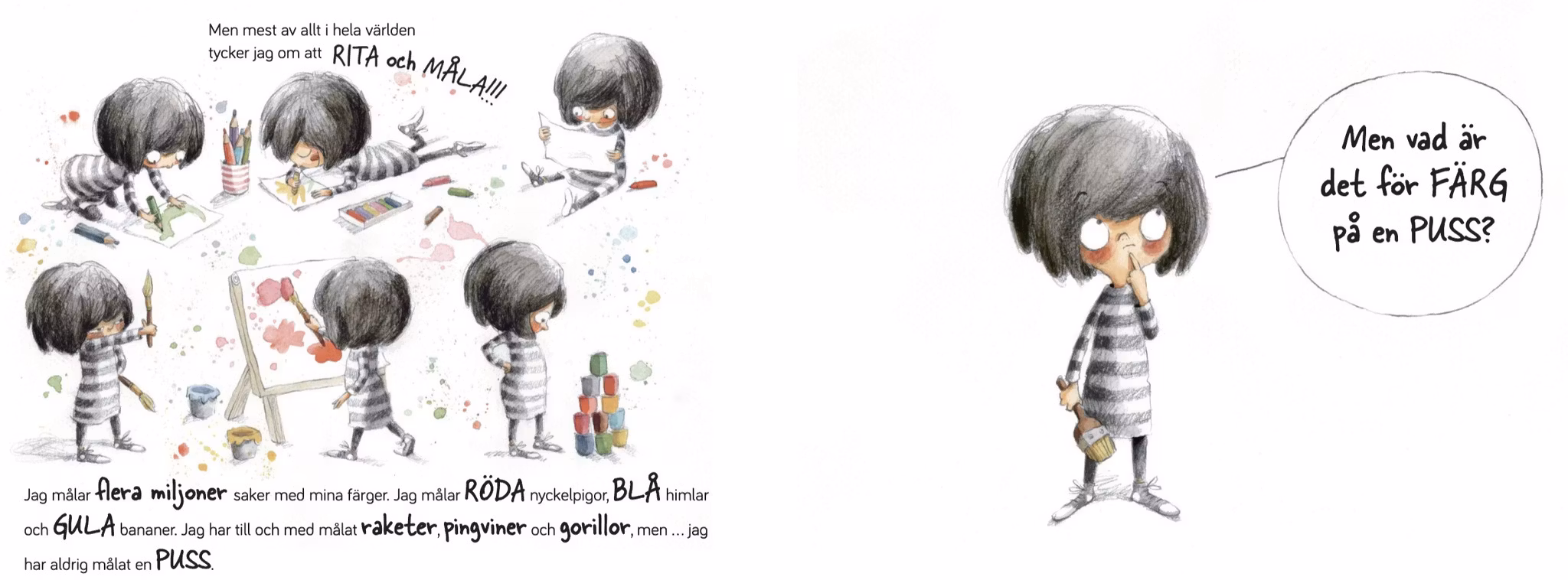 Vilken färg har en puss?