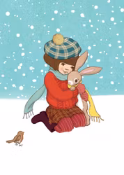 Enkelt Kort - Belle & Boo - Vinterkram (Fraktfritt)