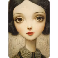 Enkelt kort - Porträtt (Fraktfritt)