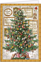 Liten Adventskalender som julkort - Julhälsningar (Fraktfritt)