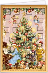 Liten Adventskalender som julkort - Pianospel till jul (Fraktfritt)