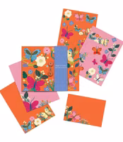 Skrivset med Brevpapper - Fjärilsträdgården