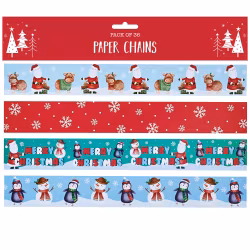 Pappersdekorationer - Skapa julkedjor