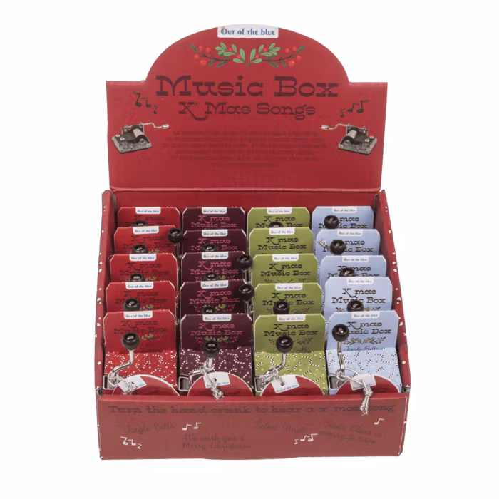 Vevbar speldosa - X-Mas Songs - We wish you a Merry Christmas