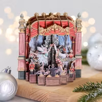 Magiskt, utvikbart julkort  - Julbaletten (Fraktfritt)