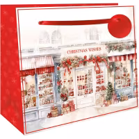 Mellanstor Julklappspåse - Julbutiken