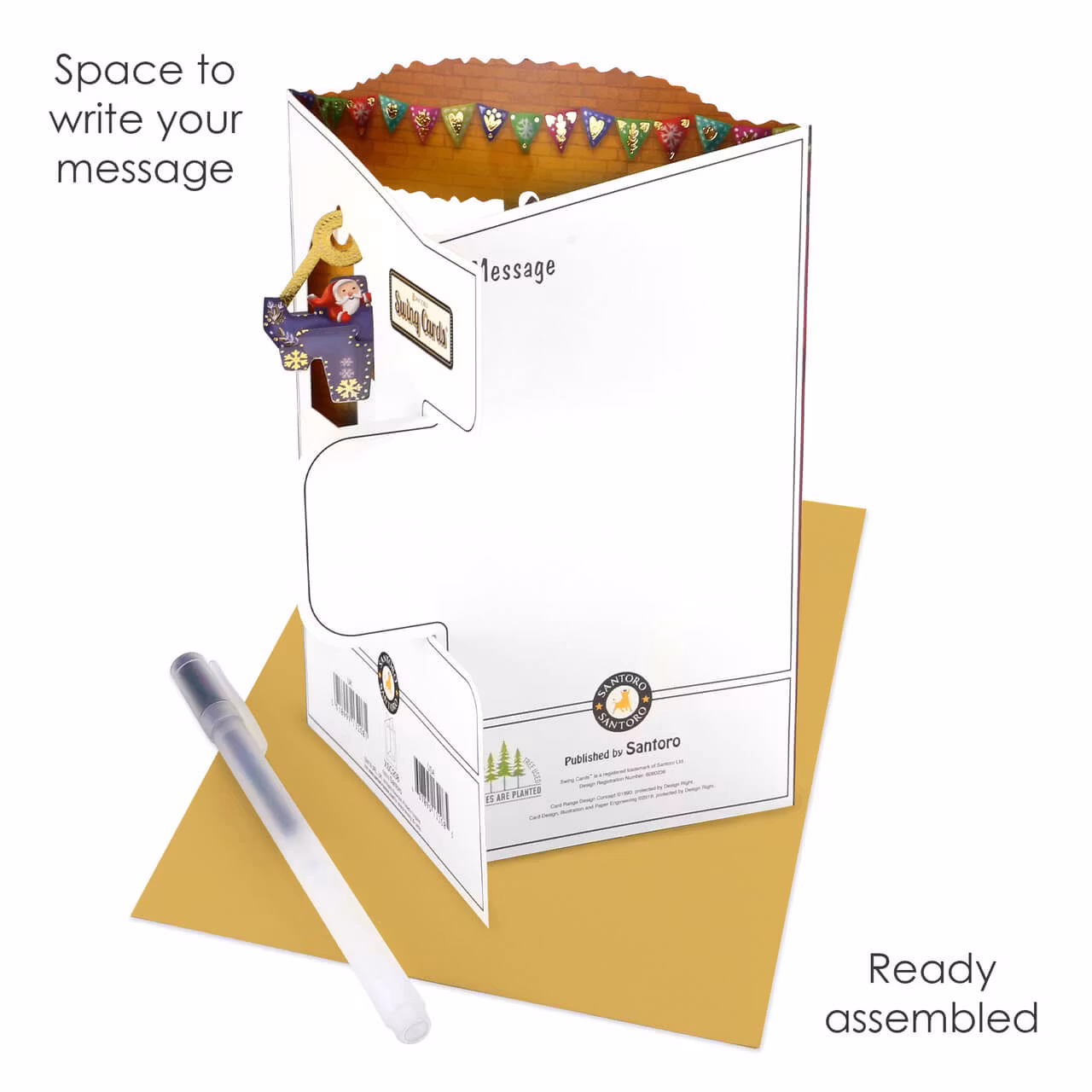 Magiskt, utvikbart julkort - Leksaksbutiken (Fraktfritt)