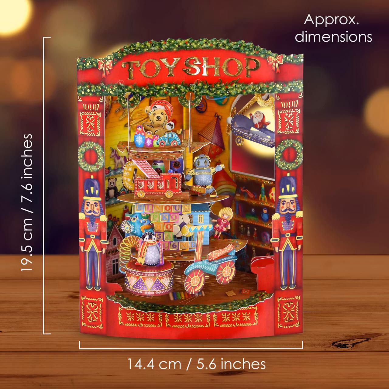 Magiskt, utvikbart julkort - Leksaksbutiken (Fraktfritt)