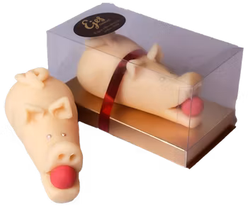 Naturell marsipangris