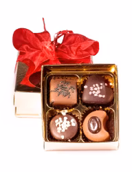 Chokladask 4 praliner