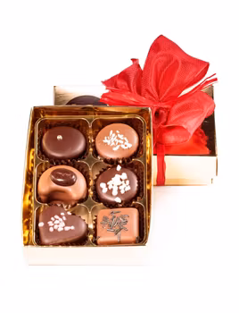 Chokladask 6 praliner