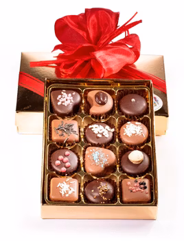 Chokladask 12 praliner