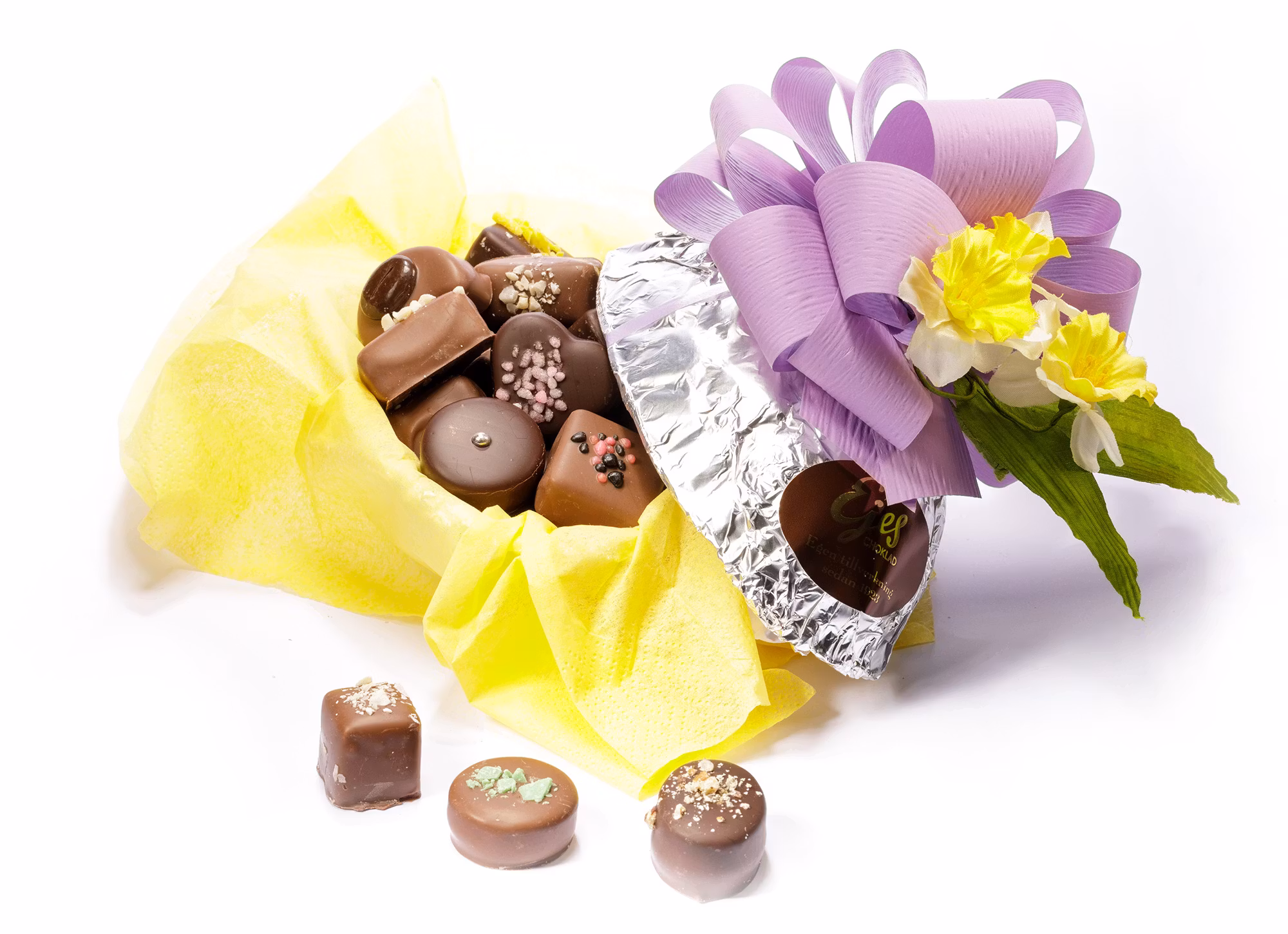 Påskägg chokladskal mellan