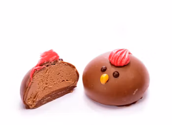 Brun chokladkyckling