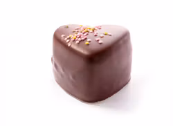 Marshmallow hjärta mörk