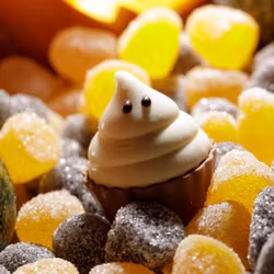 Spök cupcake