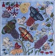 The Blue Flower - Butterfly Garden