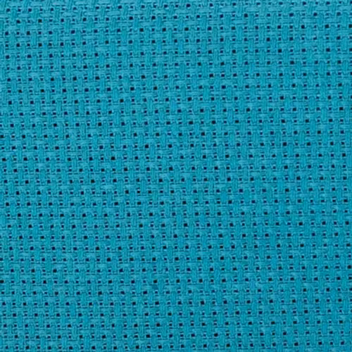 Aida Broderiväv 14 ct (5.4 rutor) Riviera Aqua - Utgår