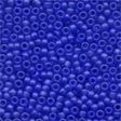 Frosted Glass Beads 60020 Royal Blue