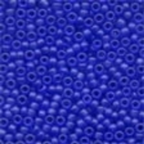 Frosted Glass Beads 60020 Royal Blue