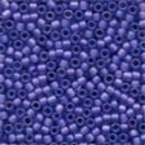 Frosted Glass Beads 62034 Blue Violet