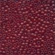 Frosted Glass Beads 62032 Cranberry