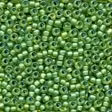 Frosted Glass Beads 62049 Spring Green