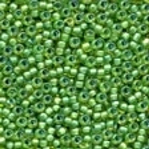 Frosted Glass Beads 62049 Spring Green