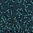 Frosted Glass Beads 65270 Bottle Green