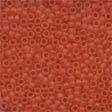 Frosted Glass Beads 62013 Red Red