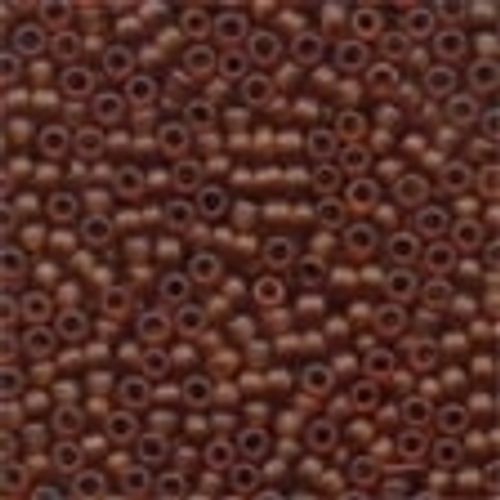 Frosted Glass Beads 62023 Root Beer