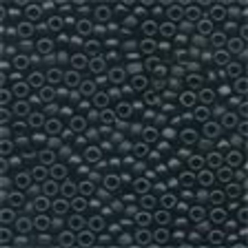 Frosted Glass Beads 62014 Black