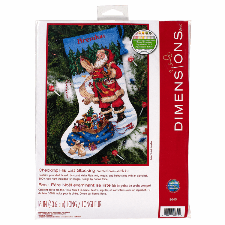 Dimensions - Checking His List Stocking