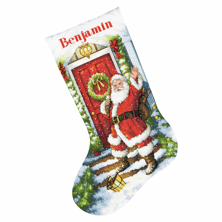 Dimensions Gold  - Welcome Santa Stocking