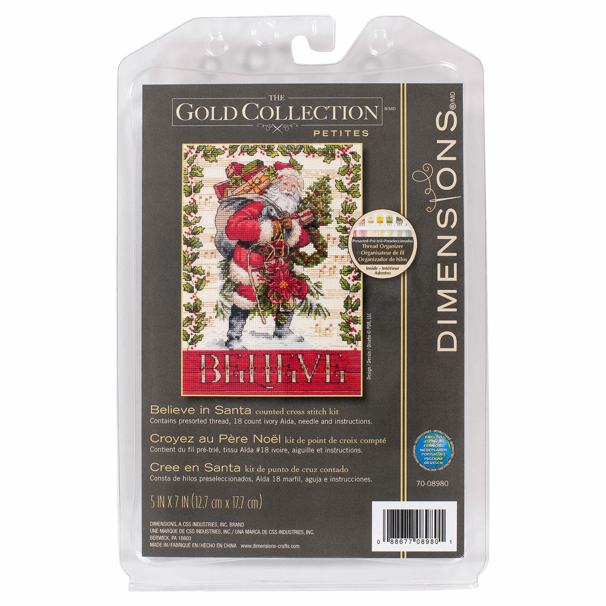 Dimensions Gold  -  Believe in Santa