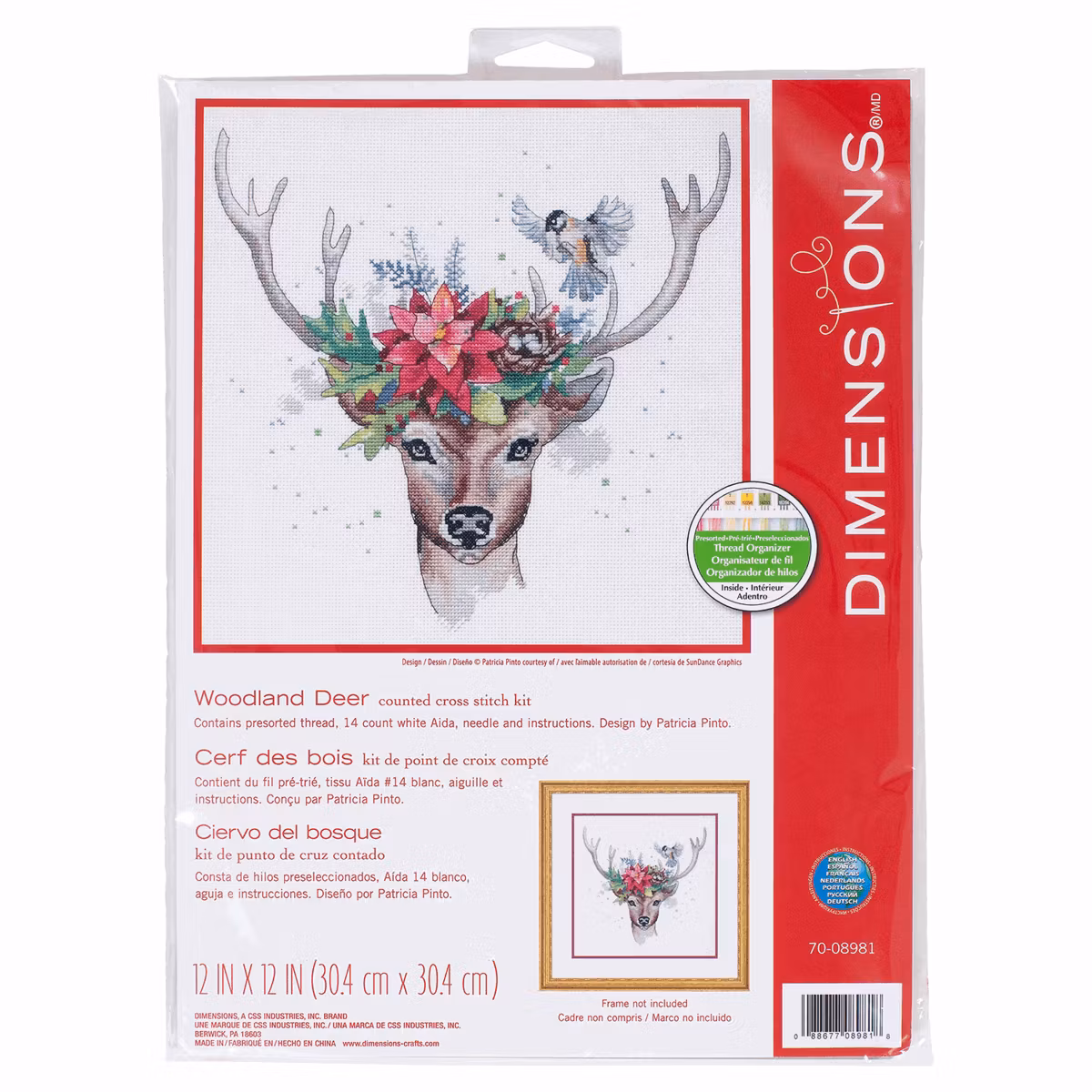 Dimensions - Woodland Deer - UTGÅR